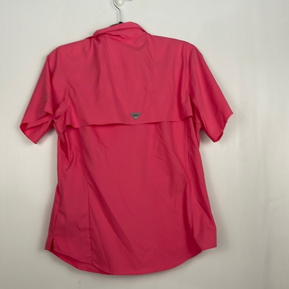 Columbia Hot Pink Button Down - Picture 5 of 8